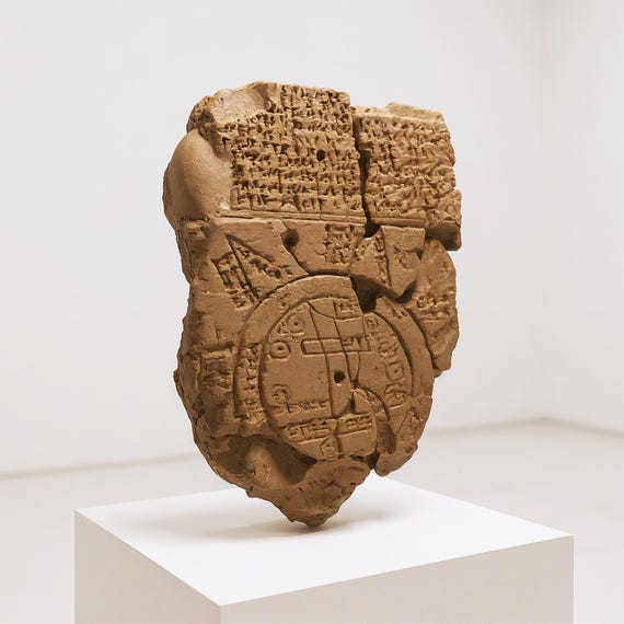 バビロニア世界地図レプリカ – シッパル出土 イマゴ・ムンディ 紀元前6