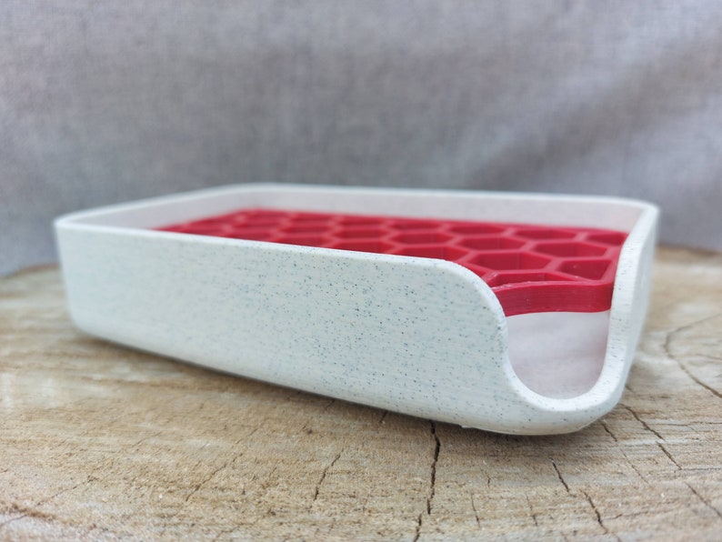 Soap Dish, Sponge Holder, Soap Holder, Bathroom Tray, Bathroom and Kitchen Essential image 3