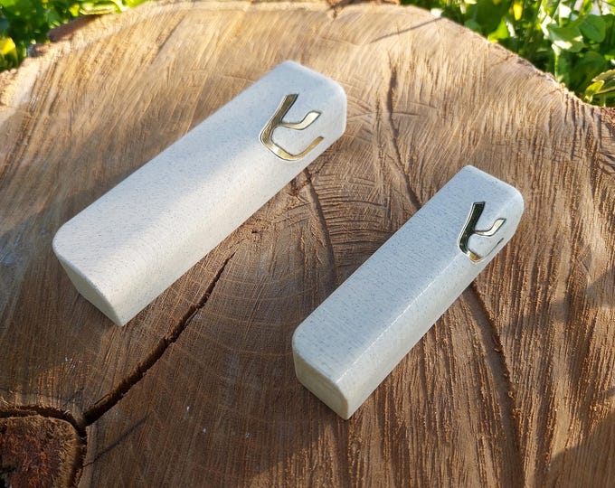 Modern Mezuzah Case with Scroll - Kosher Judaica Jewish Home Decor, Door Post Mezuzah, Wedding Gift