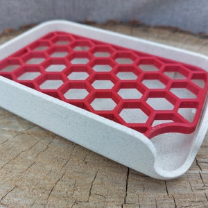 Soap Dish, Sponge Holder, Soap Holder, Bathroom Tray, Bathroom and Kitchen Essential image 4