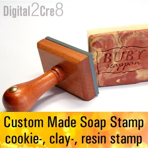 Custom soap stamp