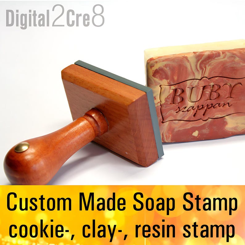 Custom soap stamp