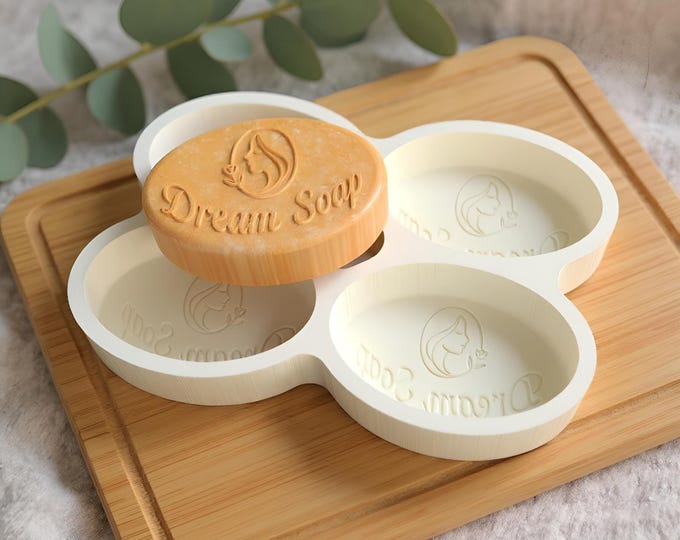 Custom soap mold, personalized silicone mold for soap making, logo soap mold