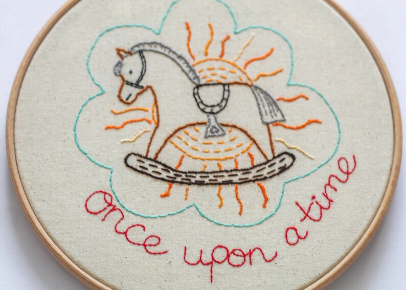 scripted wall decor children/'s art nursery room decoration. embroidered wall decor textile art embroidered children/'s hoop art