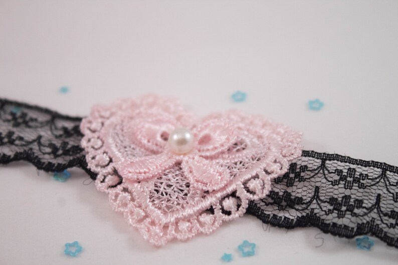 Lace Choker Necklace Black Lace Choker Pink Choker Boho Choker Thin Choker Goth Gothic Daddy/'s Girl Baby Doll Lolita Cute