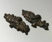 Antique Japanese sword mountings Menuki Katana decoration parts Meiji Taisho period