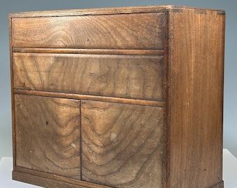 Hikidashi Japanese Antique Wooden Drawer Bushobako