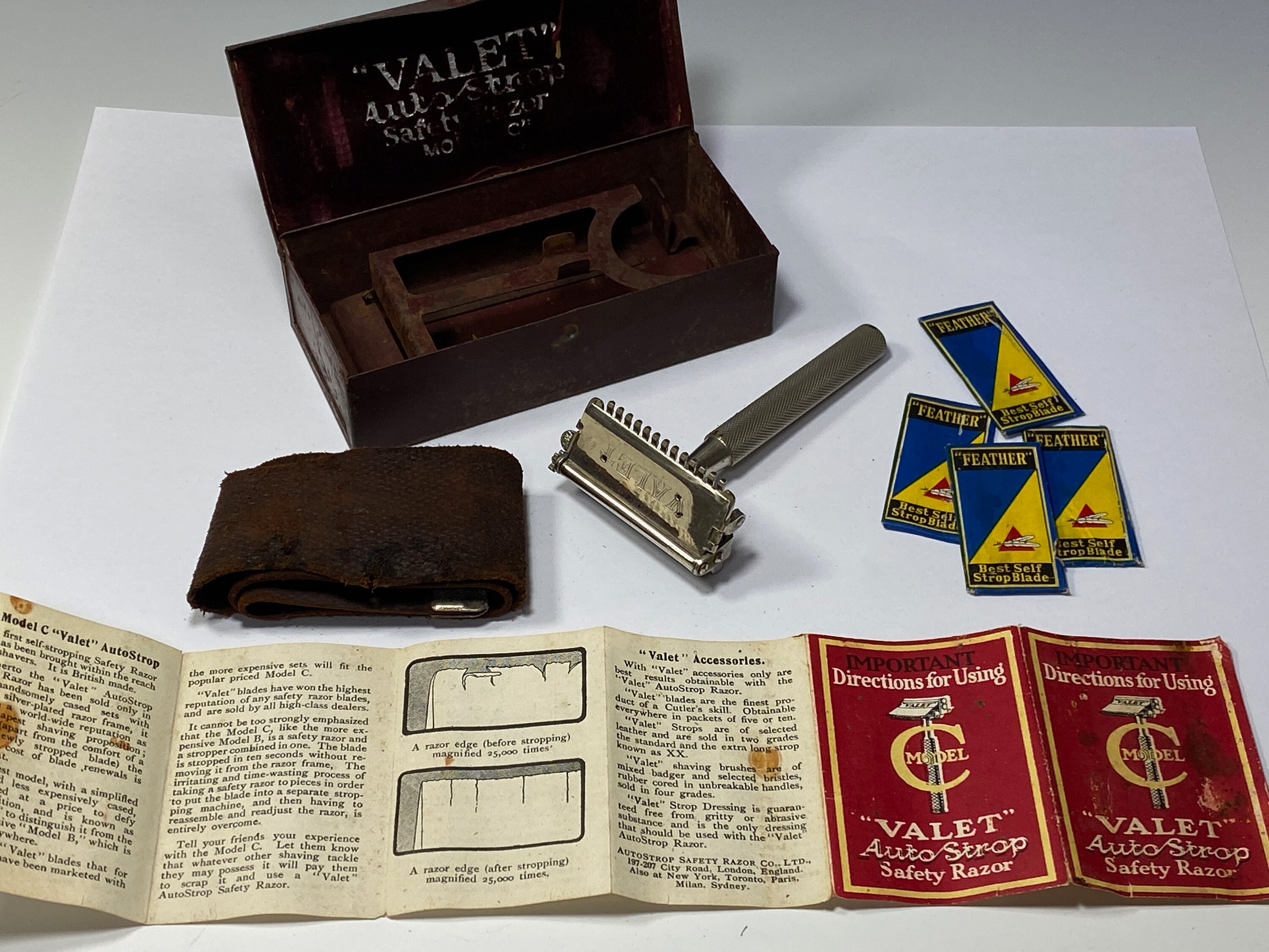 Valet Safety Razor Vintage Safety Razor GEM VALET 2x - Etsy