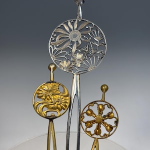 Kanzashi Japanese Antique Hairpin Accessories Openwork Hirauchi 3x box