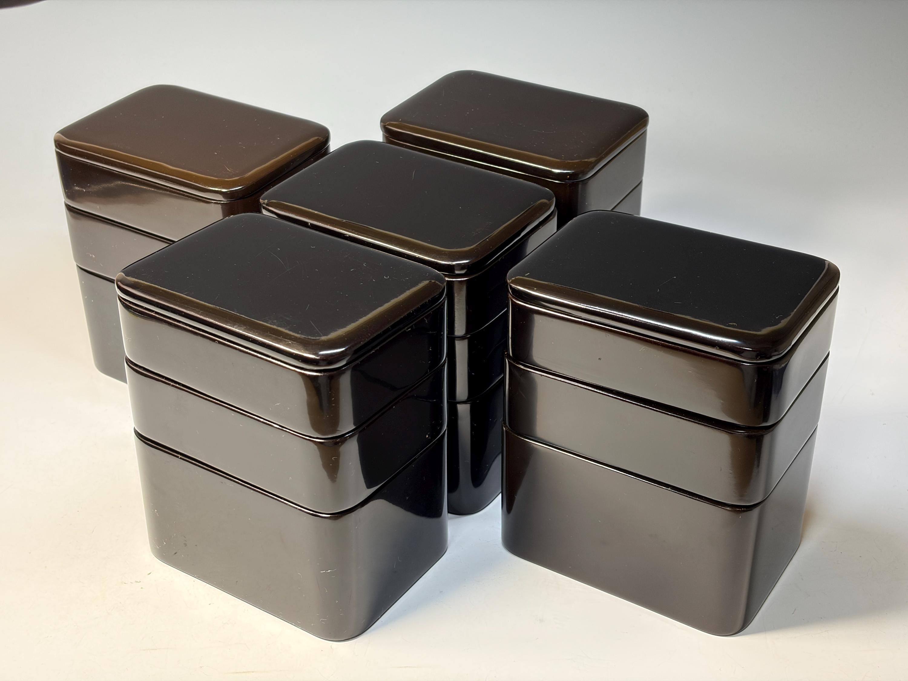 Japanese Lacquer Box Three Tier - Etsy