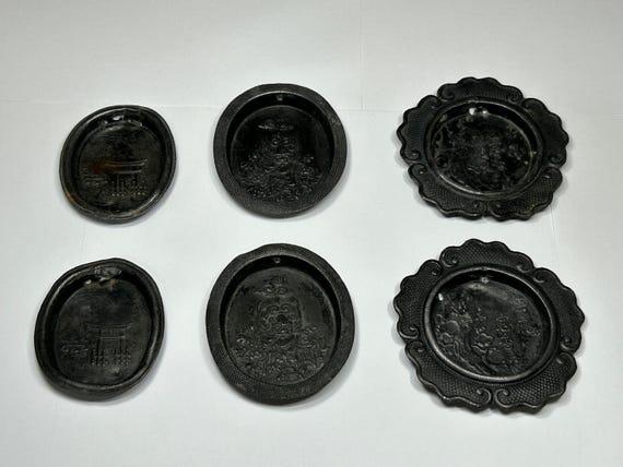 襖引き手 取っ手 アンティーク 襖引手 S-181 大 75×75mm厚6mm |