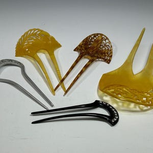 Kanzashi Japanese Antique Hair Pin Accessories Sokuhatsu-Kanzashi 5x