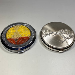 Japanese Vintage Makeup Compact mirrors 2 sets