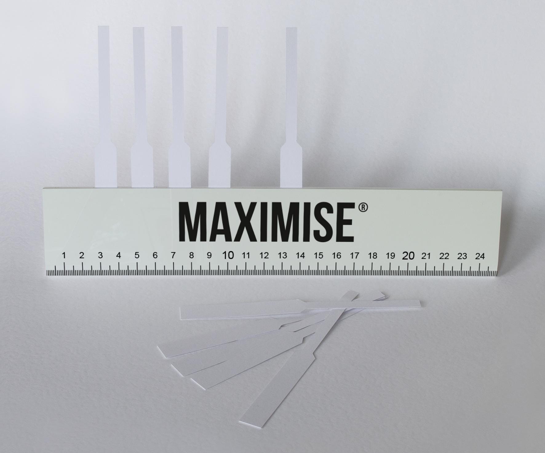 MAXIMISE® Ruler 13 Clip Holder (25cm)- for Tester Blotter Strips - Used ...