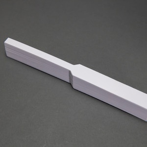 x 1000 PLAIN WHITE AVON Fragrance Perfume Paddle Shape Tester Blotter Strips (size:12 x 130mm) 1/2” x 5 1/8”