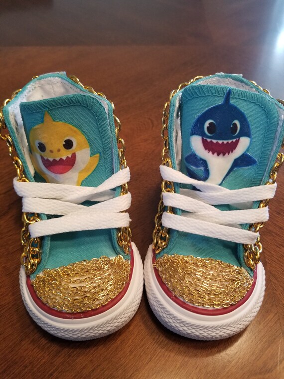 etsy baby shark shoes