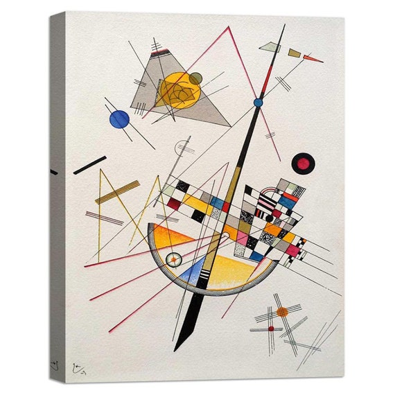 Wassily Kandinsky Delicate Tension Giclee Canvas Print Paintings Poster