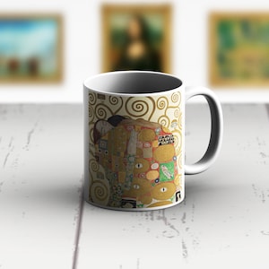 Mug Gustav Klimt The Embrace Ceramic Mug Classic 11 oz coffee tea cup