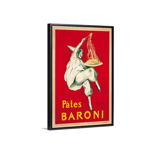 Canvas poster or framed canvas painting Pates Baroni-1921