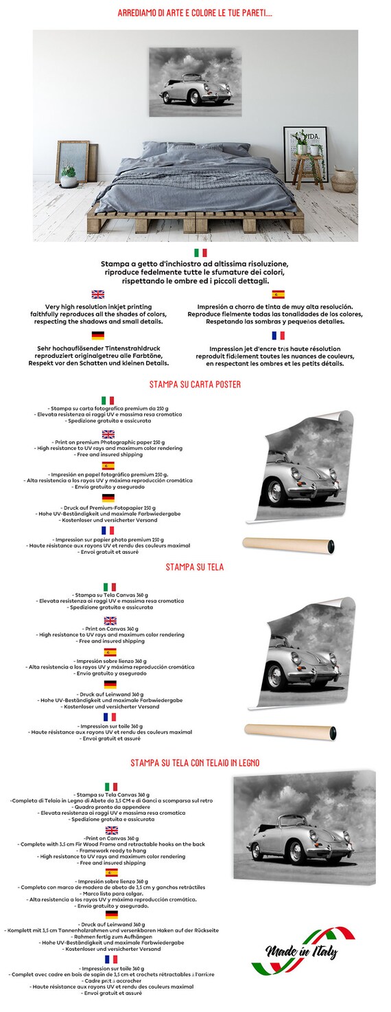 Print On Canvas On Poster Paper Or Painting Rogan Mark Porsche Etsy
