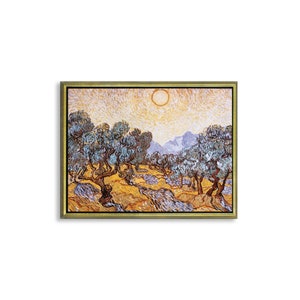 Canvas poster or framed canvas painting Vincent van Gogh The Olive Trees
