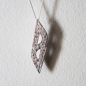Initial Necklace,Letter Necklace,monogram, initial letter pendant,Custom letter jewelry, modern filigree, Name necklace,custom,personalized