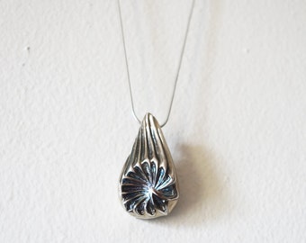 Silver Necklace, Organic Pendant, Unique necklace, pattern necklace, Silver Pendant, Arabian Nights, Geometric,Handmade Pendant, Art Jewelry