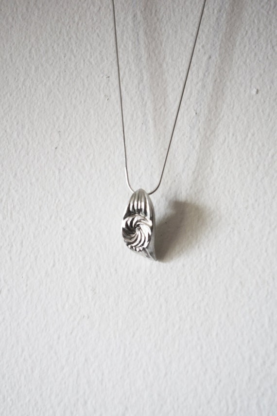 Handmade Sterling Silver Pendant Necklace: Arabian Nights Art Jewelry