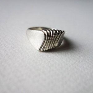 Handcrafted Ring, Unique Silver Ring, Silver Ring, Statement Ring, Organic ring, Unique Ring, Handmade ring, custom,personalized,unique ring image 1