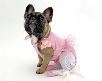 Ballerina Dog Costume - Halloween costume - Dog Dress - Halloween tutu - Any Size - Dog Clothing - Pet Clothes - Custom dog clothes- Bark&Go