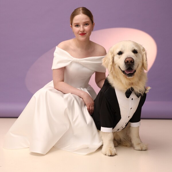 Classic Black Dog Tuxedo - Dog Wedding - Dog Bow Tie - wedding Dress Code - Evening dog outfit - Dog wedding attire - Bark&Go