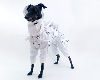 Astronaut Dog Costume - Spaceman Halloween costume - Body Suit - Dog Coat - Dog Clothing - Custom dog clothes -  Bark&Go