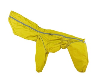 E52/ Forro polar cálido - Chubasquero impermeable para perros PERROS - Tejido MEMBRANA - Body - Abrigo para perros - Ropa para perros - Ropa para mascotasBark&Go