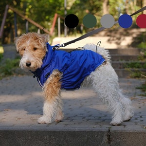 Waterproof Dog Raincoat, Light or Fleece linning, Dog Rain Jacket, Waterproof Dog Coat, Rain Slicker, Dog Clothes,Bark&Go