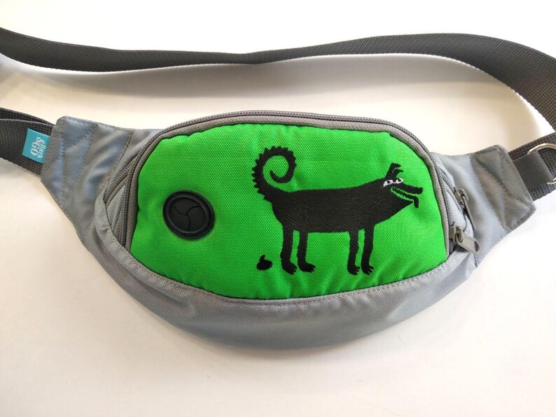 dog lover gift dog treat bag Dog Poop Bag Holder Dog Treat Holder GREEN PURPLE Dog Walking Waist bag DOG waste bag dispenser