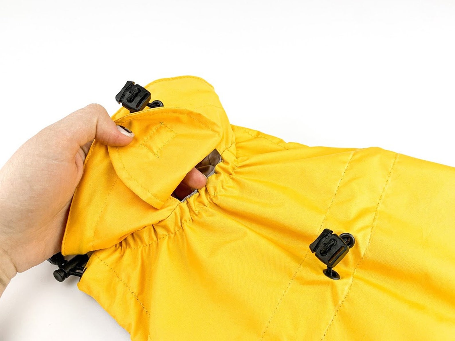 A33 Yellow Dog Raincoat with light lining Dog Coat Dog Etsy