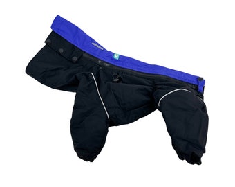 F33/ Mujer/ Forro polar cálido - Chubasquero impermeable para perros Spaniel - Traje de cuerpo completo - Abrigo para perros - Ropa para perros - Ropa para mascotas - Bark&Go