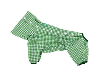 Cotton Summer Dog Coat  - Dog Pajamas - Cotton Dog Overall - Dog Clothing - Spaniel snood  - Bark&Go