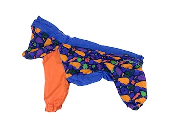 С50-1/ Mujer/ Forro ligero - Chubasquero para perros Lindo ornitorrinco - Traje de cuerpo completo - Abrigo para perros - Ropa para perros - Ropa para mascotas -Bark&Go