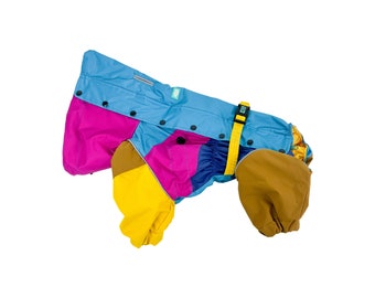 B32/ Fodera in rete - Cappotto per cani stile anni '90 per carlino o bulldog francese - Body per cani - Cappotto per cani - Abbigliamento per cani - Abbigliamento per animali - Bark&Go