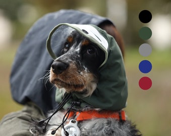 Waterproof Snood with the Visor - Dog Hat - Dog SnoodBark&Go