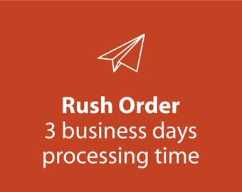 RUSH ORDER  (3 business day processing time) - Bark&Go