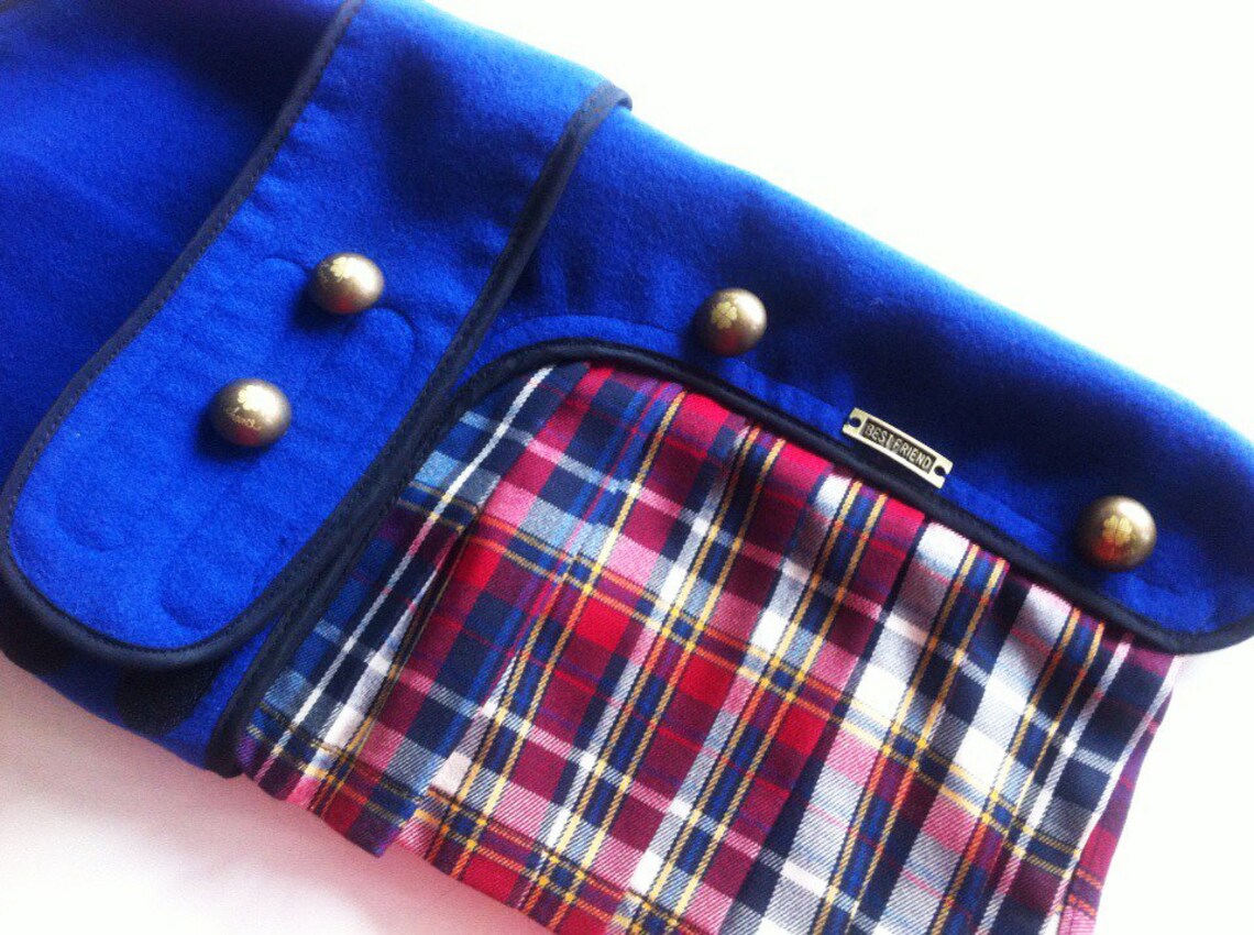 Scottish Kilt Dog Coat Dog Coat Dog Clothing Pet Etsy