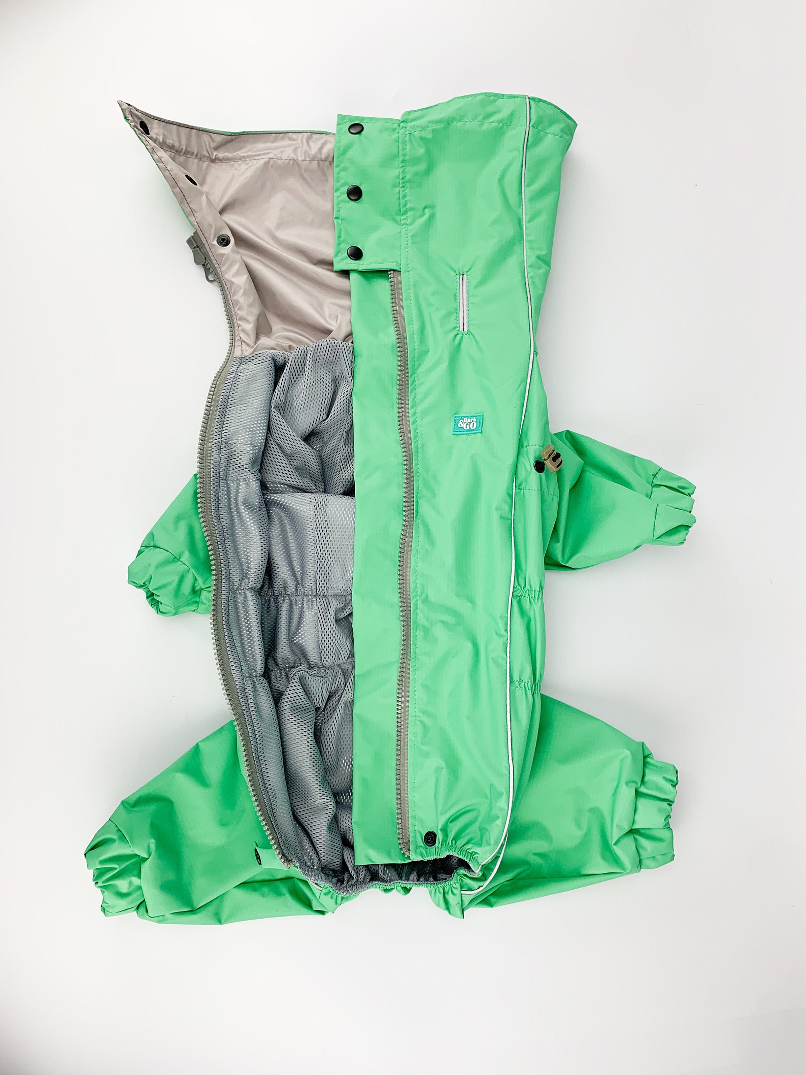 Biscay Green Spaniel Waterproof Dog Raincoat Plain Color Etsy