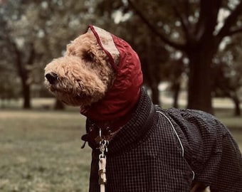 Dog Hat | Waterproof Snood with the Visor | Dog Snood | Waterproof Snood