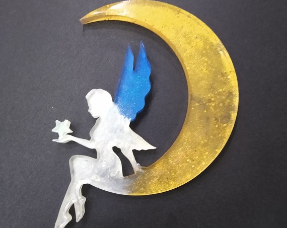 Download Moon Fairy Acrylic Window Hanging Other Assemblage Art Collectibles Kromasol Com