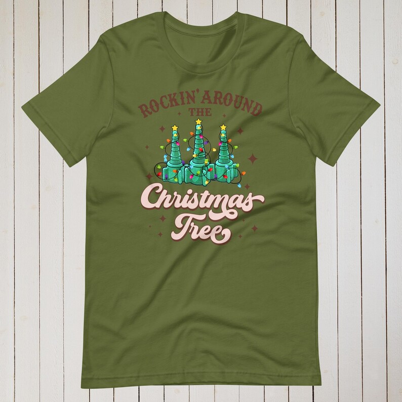 Rocking Around the Oxygen Christmas Tree Unisex Tshirt Etsy
