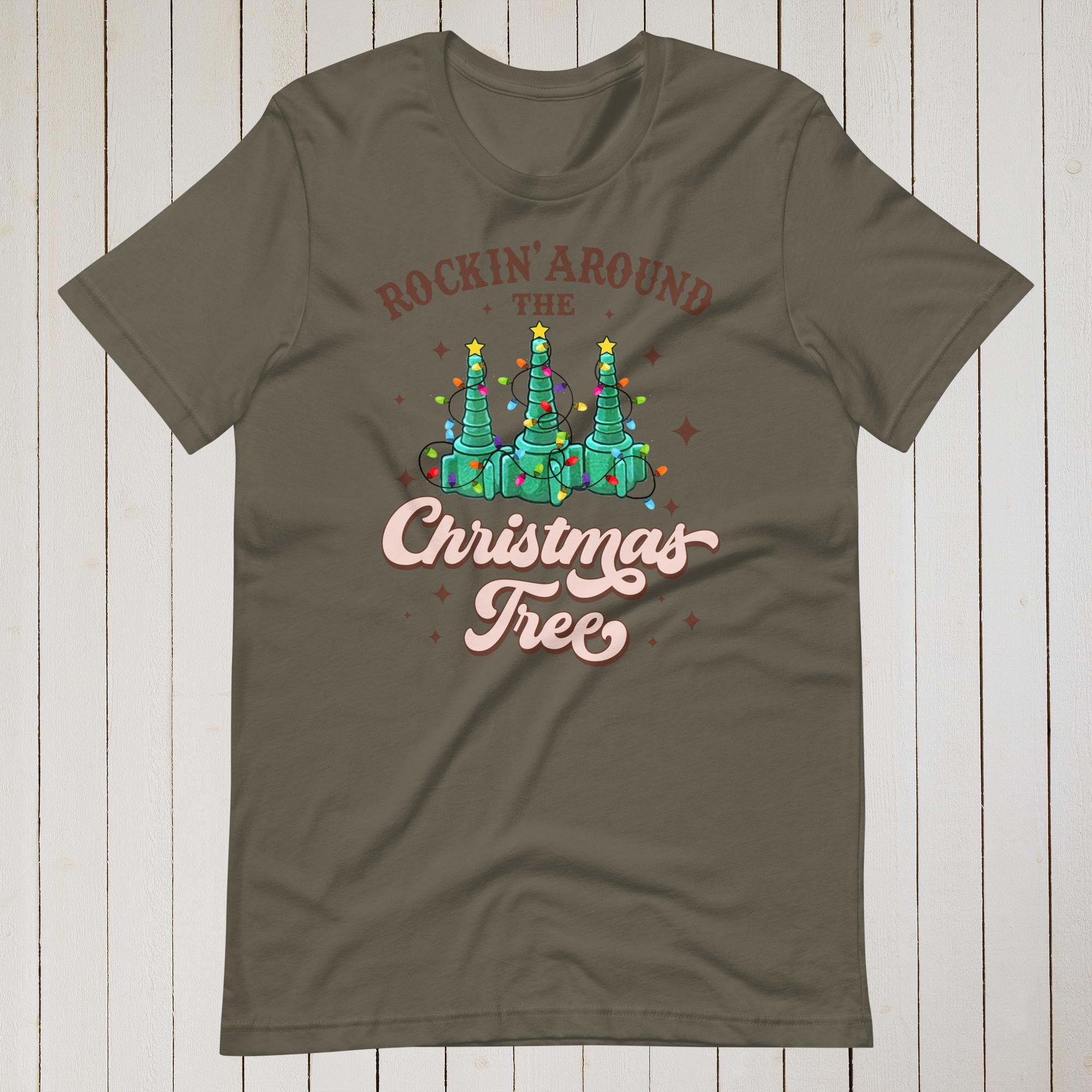 Rocking Around the Oxygen Christmas Tree Unisex Tshirt Etsy