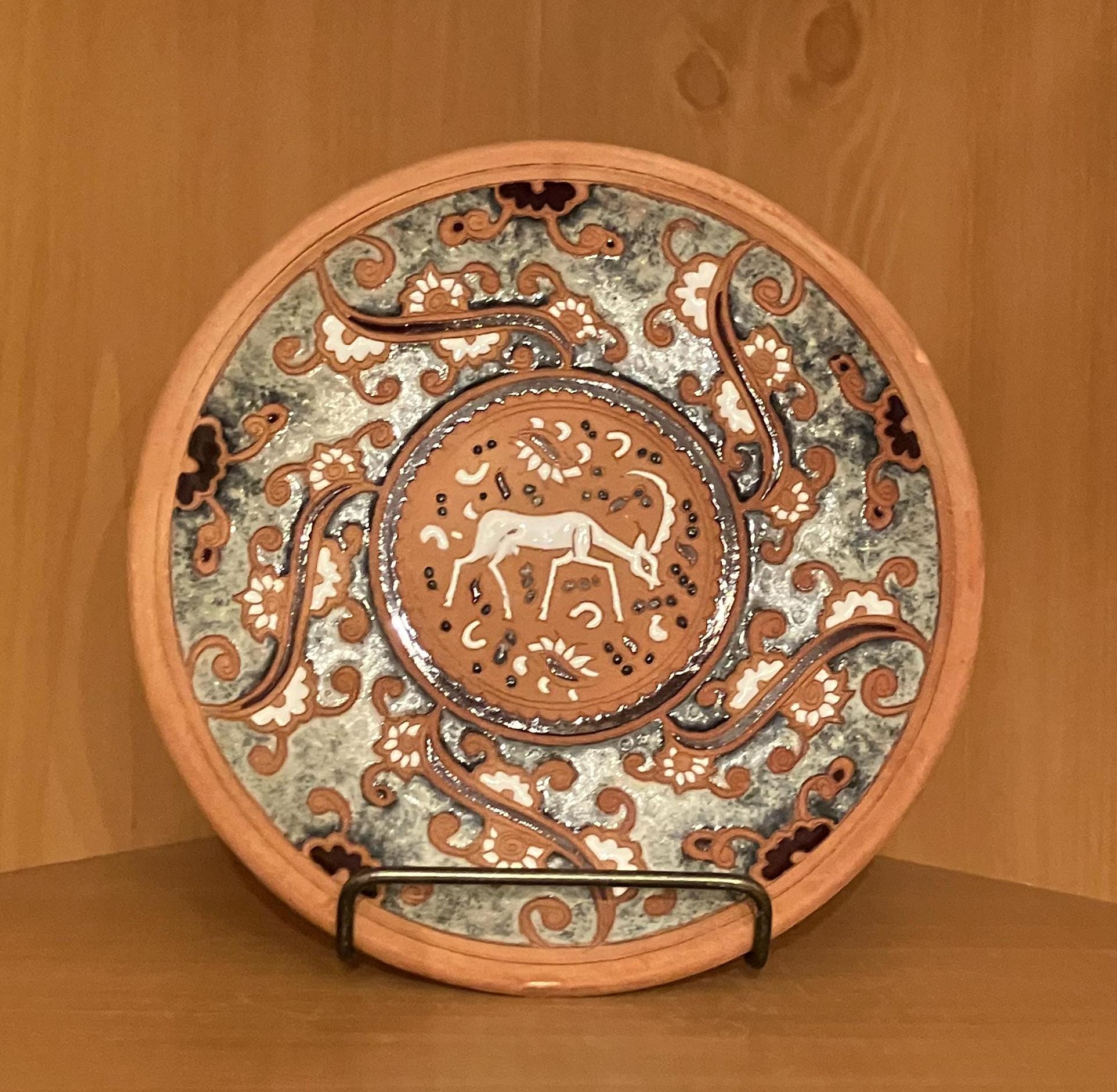 ギリシャの皿(ロードス島での作品) ギリシャの皿(ロードス島での作品)