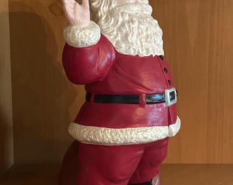 Vintage Santa Claus Duncan Ceramics Mold Figurine; Retro Christmas